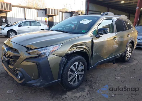 2025 Subaru Outback Premium from USA, damaged, VIN 4S4BTAFC6S3206010